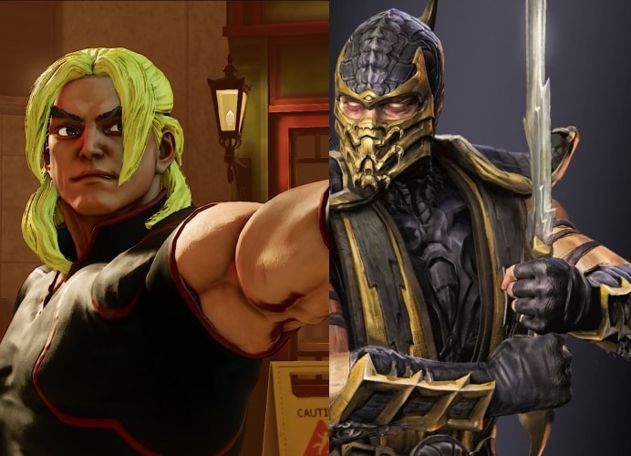 Ken and Scorpion courtesy of Capcom and Warner Bros.