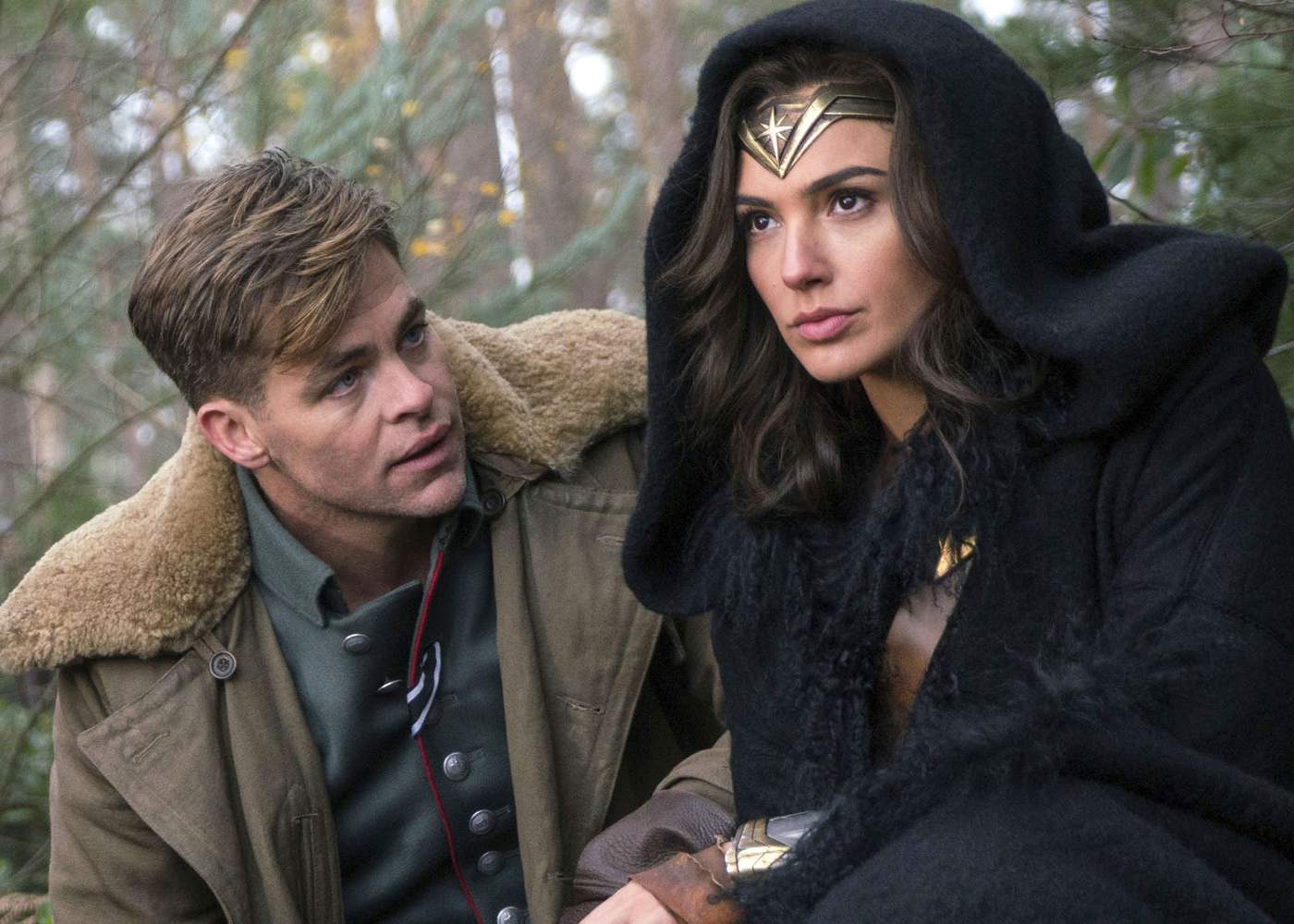 Steve Trevor and Diana in Wonder Woman