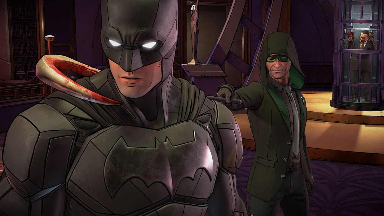 Riddler and Batman in The Enemy Within