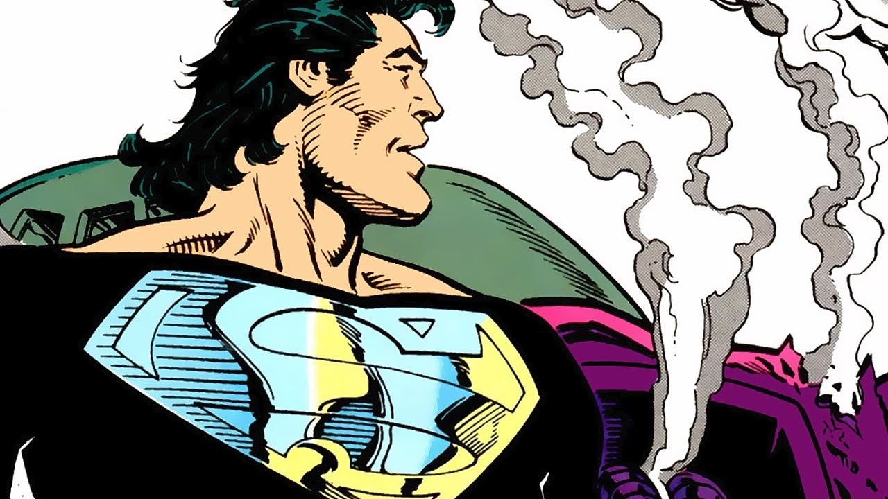 Black Suit Superman Courtesy of DC
