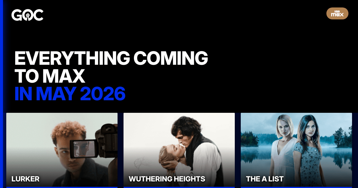 Everything coming to Max in May 2026 thumbnail with marquee shows.