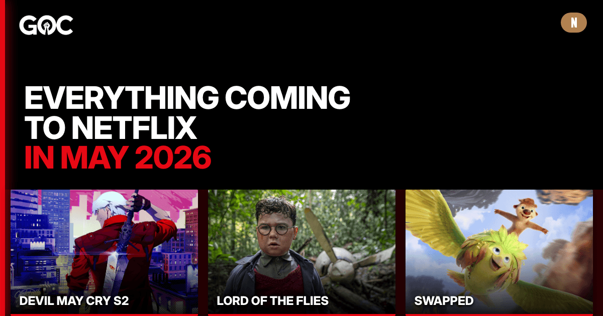 Everything coming to Netflix in May 2026 thumbnail with marquee shows.
