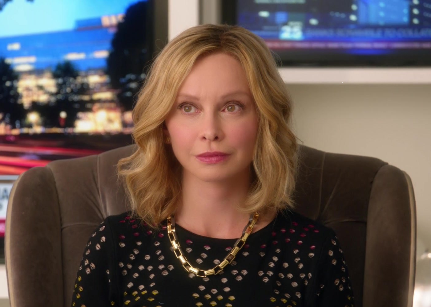 Calista Flockhart's Cat Grant Courtesy of The CW