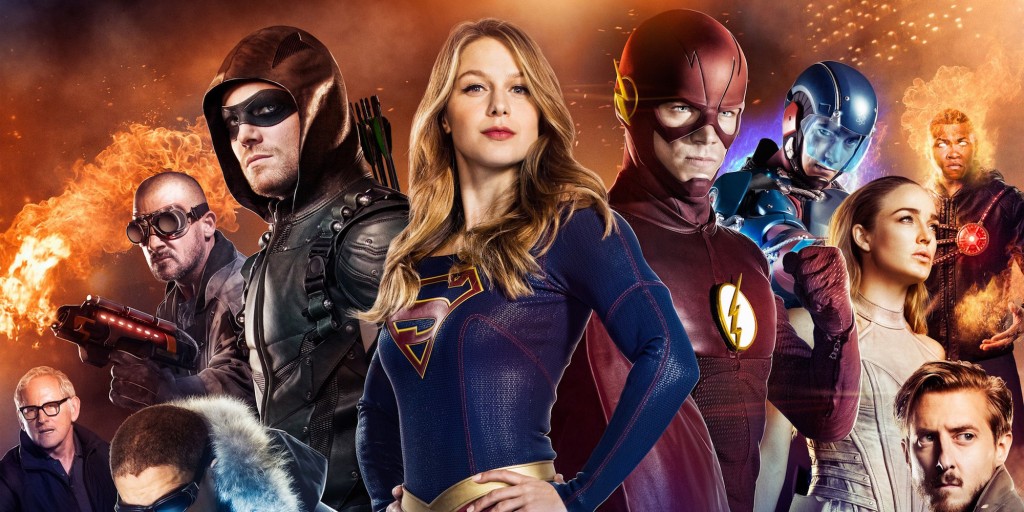 Supergirl, flash, arrow, legends banner