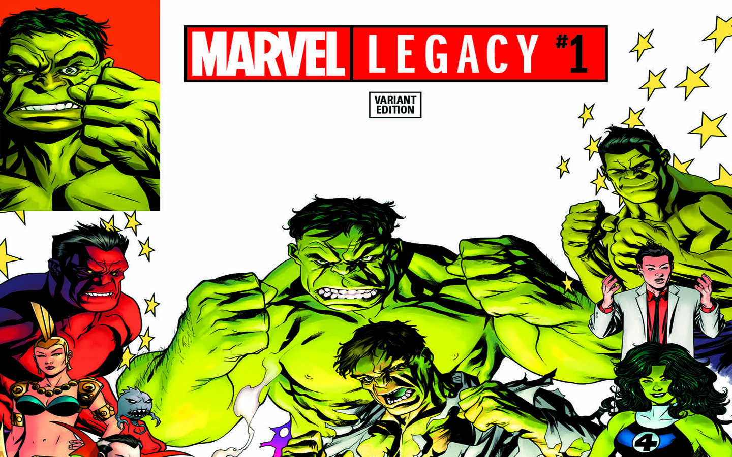Exclusive First Issue of Marvel Legacy featuring The Hulk Available on eBay
