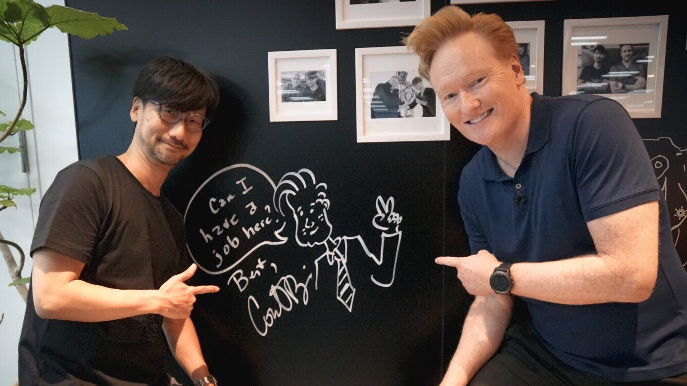 Conan O’Brien Teases Secret Project With Hideo Kojima