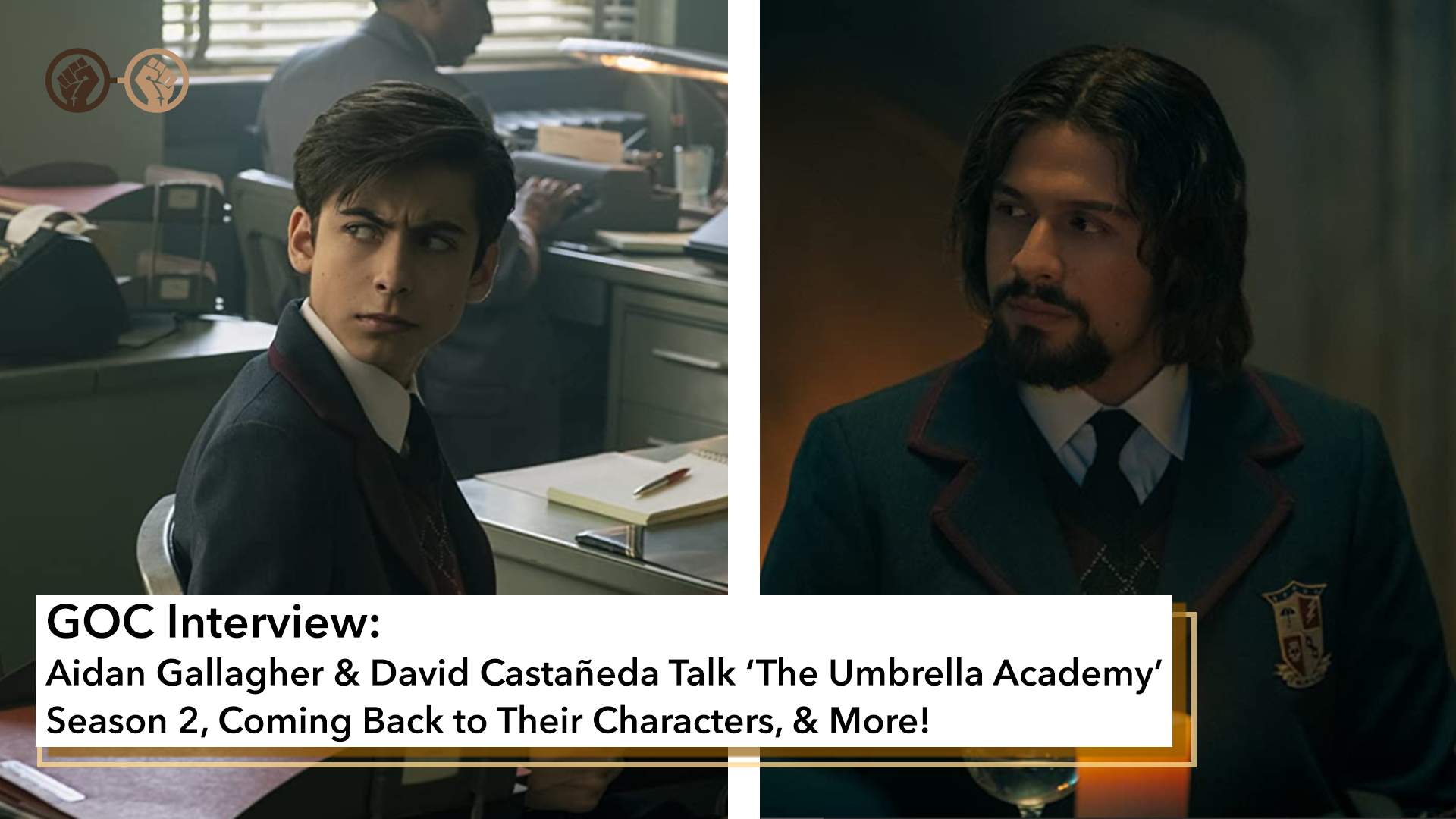 Interview: Aidan Gallagher and David Castaneda Talk Season 2 of ‘The Umbrella Academy’, Working With Ritu Arya & More