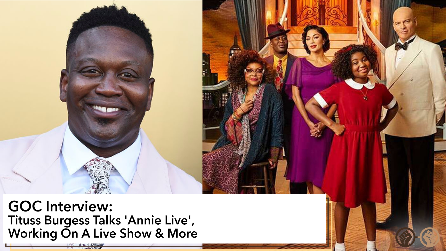 Interview: Tituss Burgess Talks ‘Annie Live!’, Working On A Live Show & More
