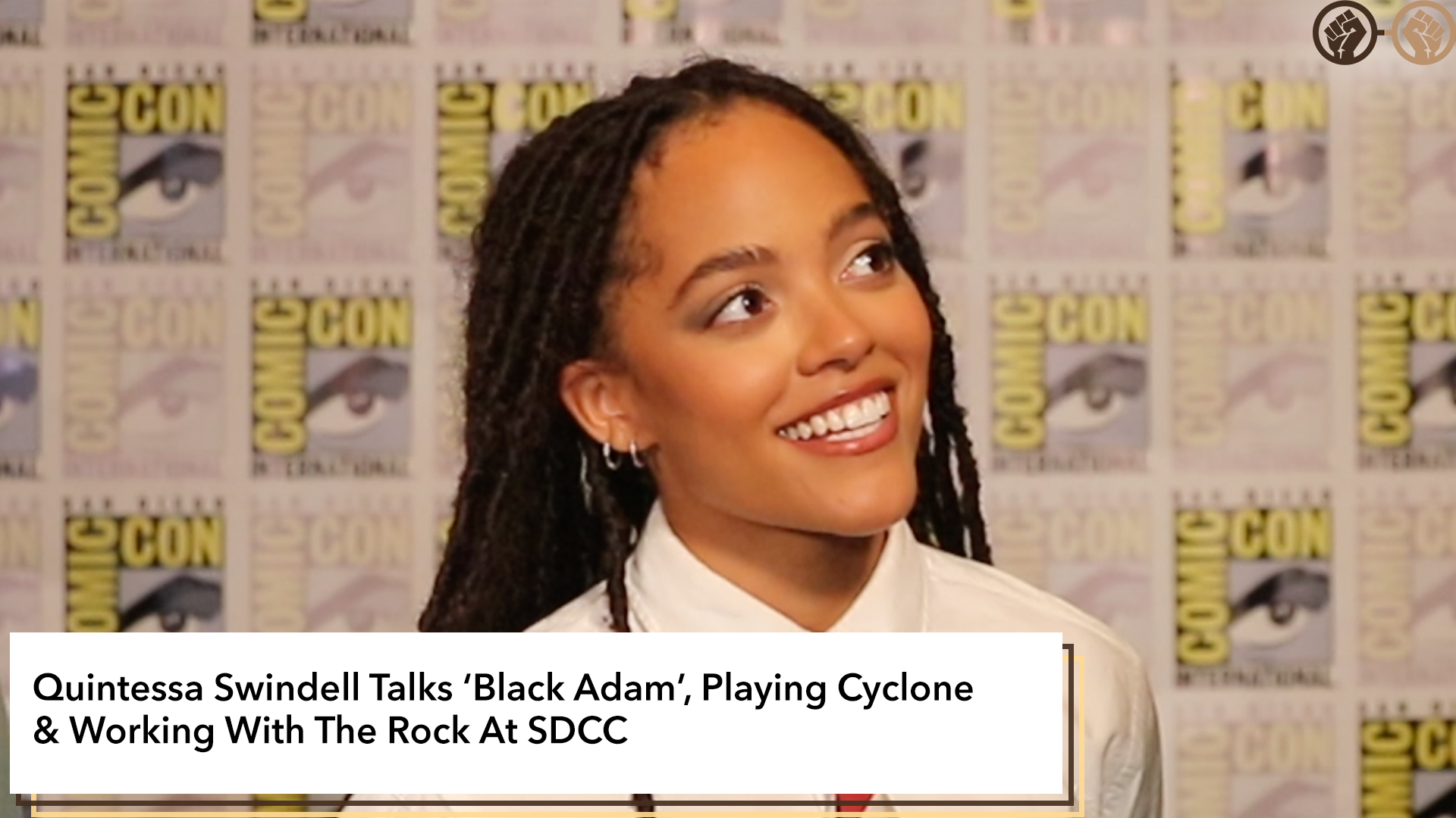 Interview: Quintessa Swindell Talks ‘Black Adam’, Playing Cyclone & Working With The Rock At SDCC