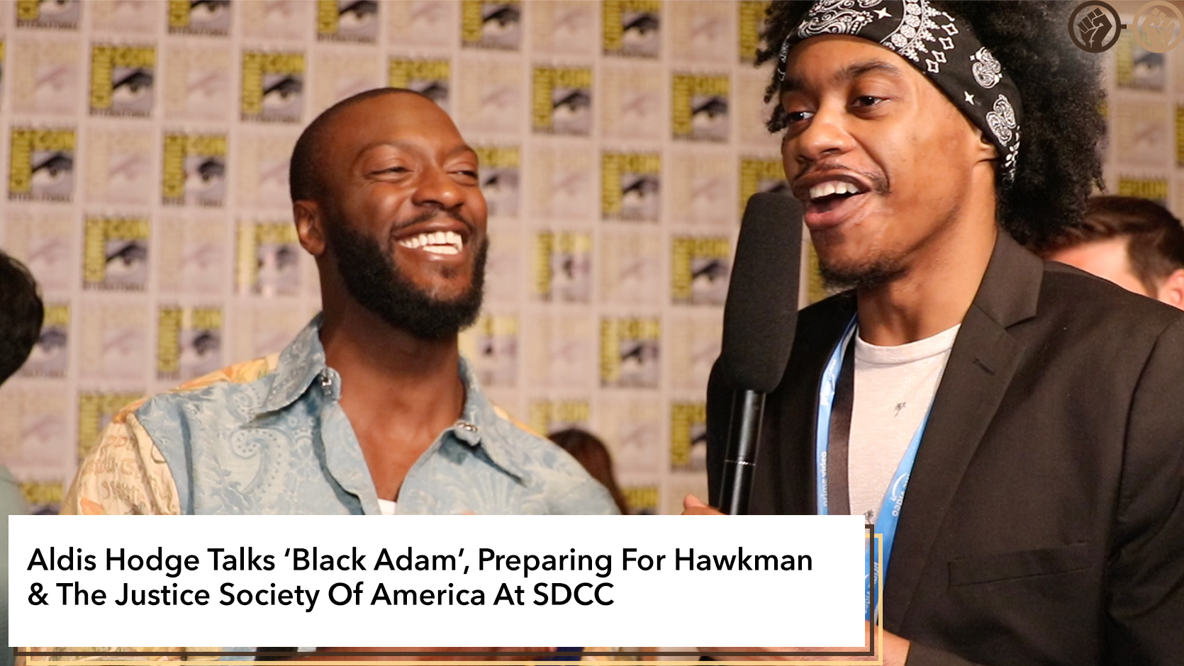 Interview: Aldis Hodge Talks ‘Black Adam’, Preparing For Hawkman & The Justice Society Of America At SDCC 