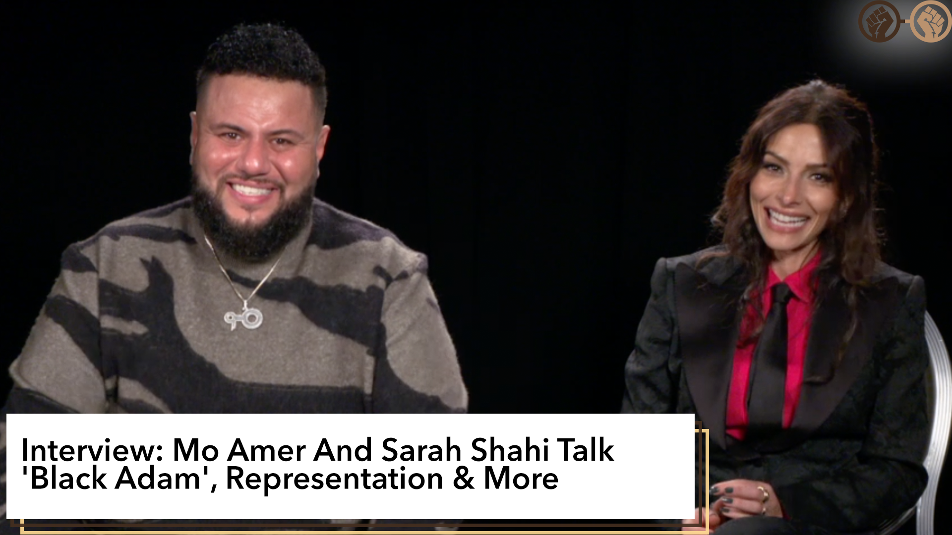 Interview: Mo Amer And Sarah Shahi Talk ‘Black Adam’, Representation & More