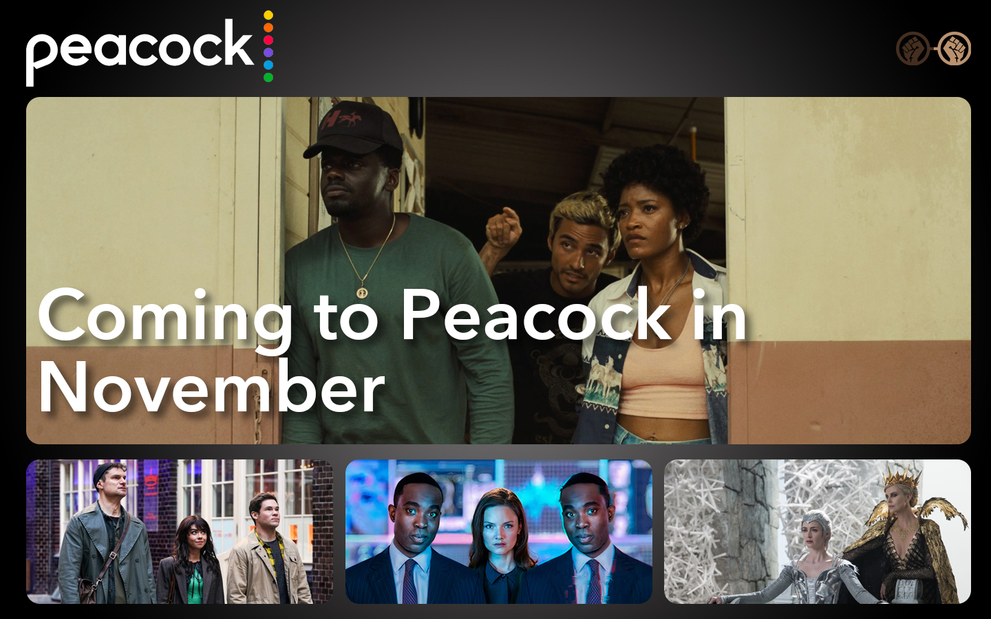 All New Original Films And TV Coming To Peacock In November
