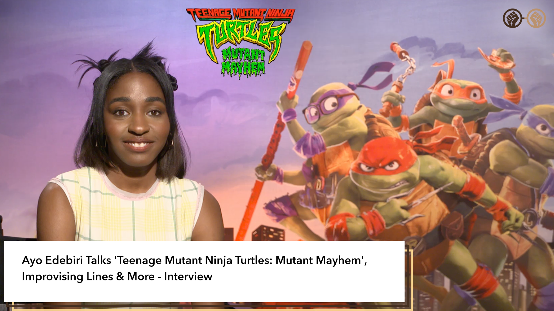 Ayo Edebiri Talks ‘Teenage Mutant Ninja Turtles: Mutant Mayhem’, Improvising Lines & More – Interview